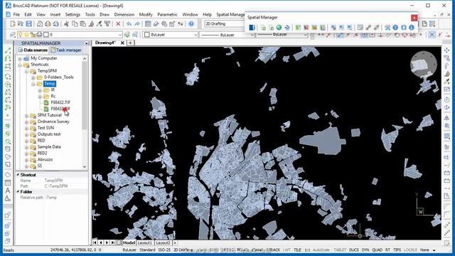 Importing geo-referenced Raster Images - (BricsCAD) - Spatial Manager Blog смотреть онлайн