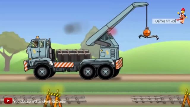 ►แมคโครตักดินบังคับ รถตัดไม้ แม็คโคร รถดั้ม รถบรรทุก วีดีโอสำหรับเด็ก Excavator Cartoon смотреть онлайн