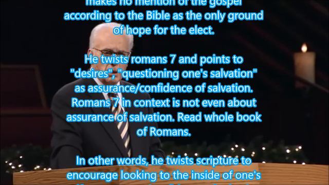John macarthur preaching false assurance of salvation and thus a false gospel смотреть онлайн