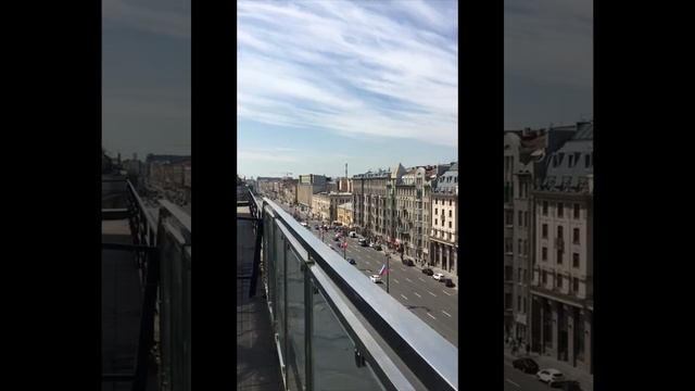 Отличный вид. Смотровая площадка ТЦ Галерея Санкт-Петербург. смотреть онлайн