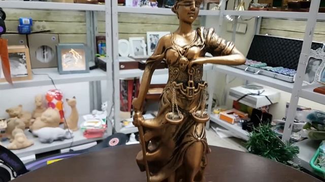 Статуэтка "Фемида" Н=54 см. смотреть онлайн