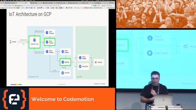 How to build a scalable serverless IoT architecture on GCP - Andrea Ulisse - Codemotion Milan 2017 смотреть онлайн