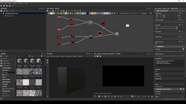 Non Square Transform node: h+v tiling trim sheets in Substance Designer смотреть онлайн