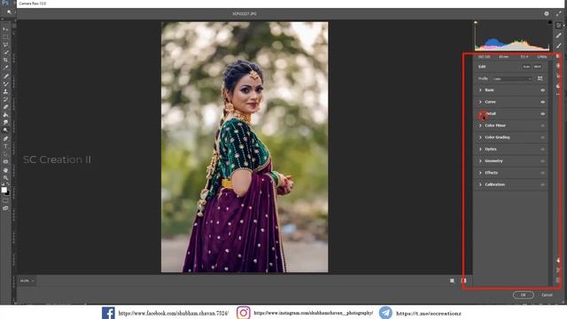 Outdoor Portrait Photography Preset l Traditional Photo Retouching in Photoshop l SC Creation II смотреть онлайн