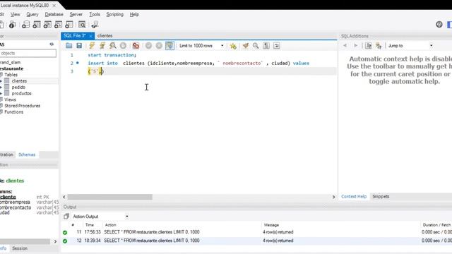 MySQL Workbench 2020EJEMPLOS Rollback y Commit смотреть онлайн