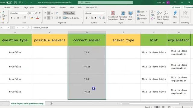 How to import true false type quiz questions through CSV in #WPCourseware? смотреть онлайн