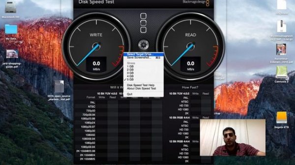 How to test your hard disk speed ?!! Blackmagic Disk Speed Test