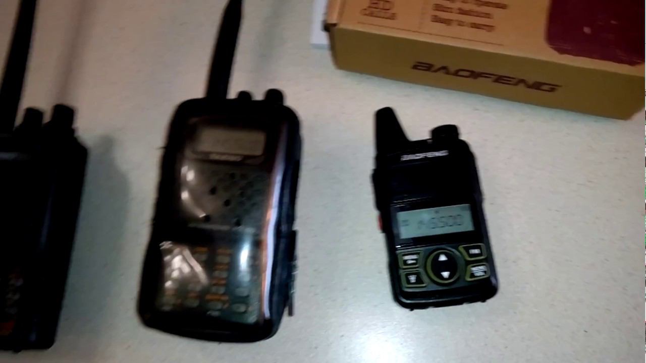 Baofeng BF-T1 * Работа на не регламентированных частотах * Baofeng Mini Radio