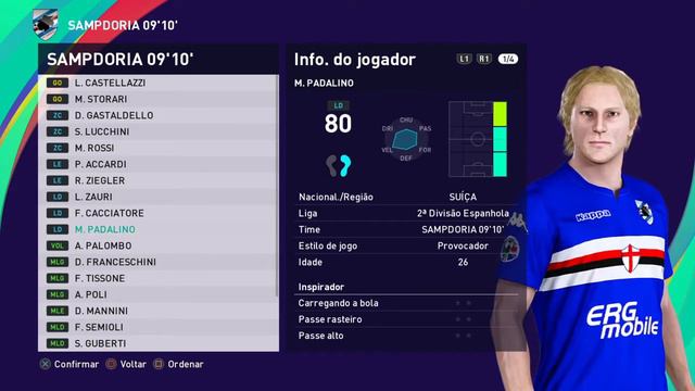 eFootball PES 2021 SAMPDORIA 2009-2010 Classic Teams - Ps4/Ps5 смотреть онлайн