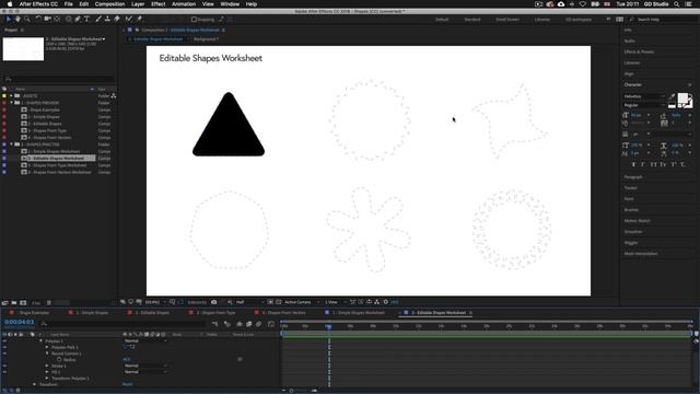 Creating Shapes in After Effects Ep14/48 [Adobe After Effects for Beginners] смотреть онлайн