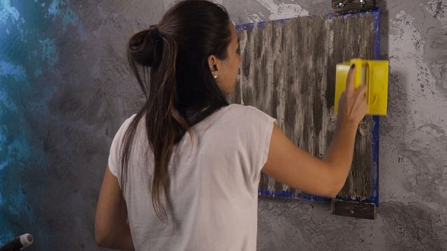 Декоративная штукатурка тысяча линий из плиточного клея. 50 ОТТЕНКОВ СЕРОГО смотреть онлайн