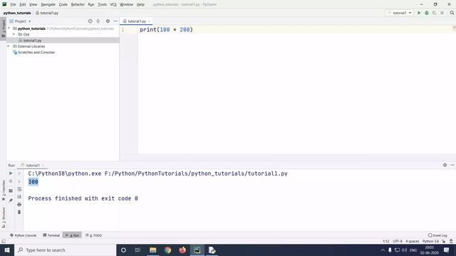 First Program and Numbers - Python Tutorial 3 смотреть онлайн