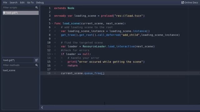 How to make Background loading in GODOT in 5 min смотреть онлайн