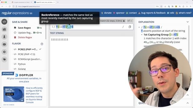 this regex identifies prime numbers (reaction) смотреть онлайн