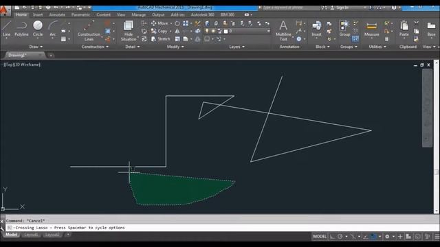 AutoCAD 2015 tutorials: basics Delete,Zoom,Drag commands [Hindi] смотреть онлайн