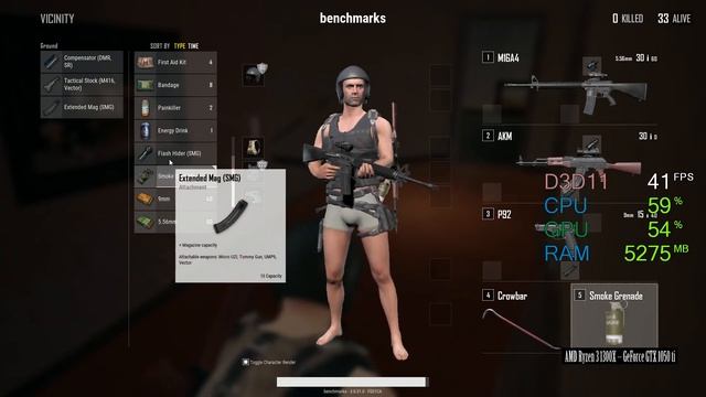 GeForce GTX 1050 ti -- AMD Ryzen 3 1300X -- PUBG FPS Test Miramar Very Low смотреть онлайн