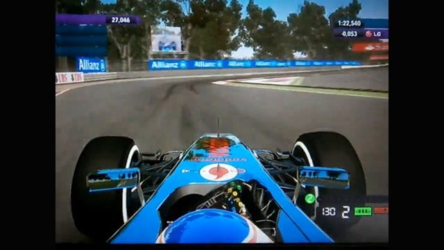 F1 2012 PS3 Italien / Monza, Setup + Wheel Settings (1:20.704)(Driving Force GT) смотреть онлайн