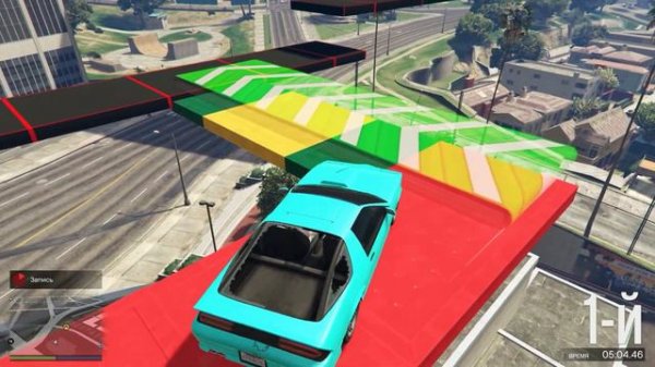 ПРЫЖКИ НА МАШИНЕ С ПАРАШЮТОМ И ОГРОМНЫЕ ТРАМПЛИНЫ ГТА 5 ОНЛАЙН