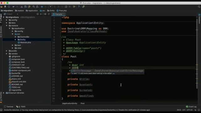Doctrine Migrations Com Zend Framework смотреть онлайн
