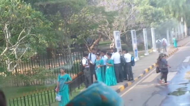 Самое первое увиденное в Шри-Ланке. Территория аэропорта КОЛОМБО. смотреть онлайн