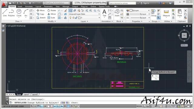 AutoCAD 2016 Advanced Training Bangla 34 Convert drawing to AutoCAD format смотреть онлайн