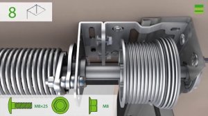 Стандартный монтаж секционных гаражных ворот Алютех