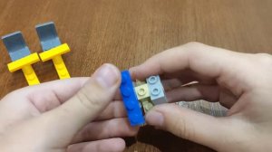 строю качели из Лего