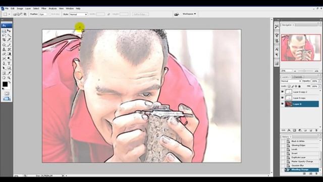 Урок 9. Акварельный рисунок из фотографии.avi смотреть онлайн