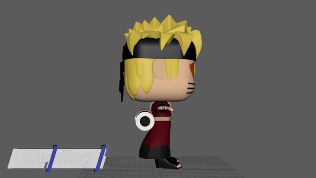 Sage Mode Naruto Pop 3D Model смотреть онлайн