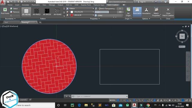 10 AutoCAD Tutorial || Learn Hatch,Gradient,Boundry Command in Autocad || Draw Toolbar ||By Arun Si смотреть онлайн