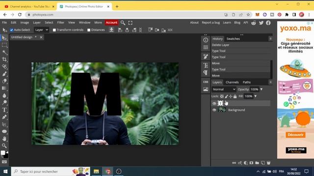Photopea Tutorial - Create Clipping Mask in Photopea смотреть онлайн