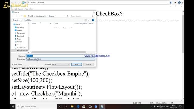 How To Create Checkbox in Advance Java Programming. смотреть онлайн