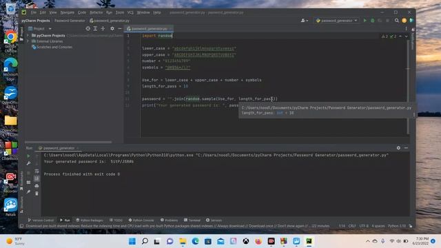 Python Password Generator смотреть онлайн
