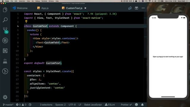 #1 Using Custom Fonts | Expo | React Native | Everything Expo смотреть онлайн