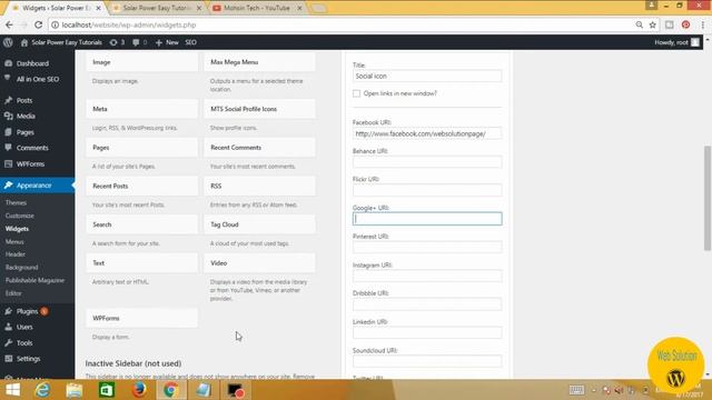 How to add social icons in wordpress in Urdu/Hindi | Video 21 смотреть онлайн