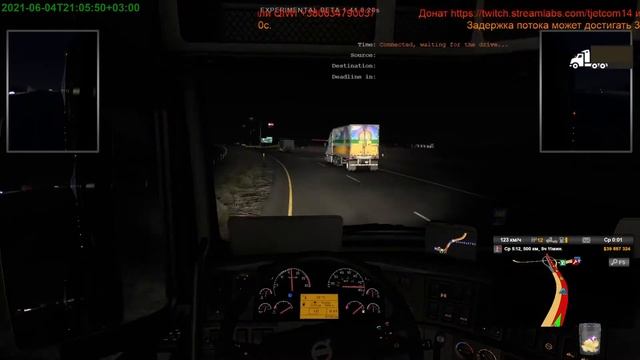 American Truck Simulator 1.41 Beta катаем с друзьями в официальном м... смотреть онлайн