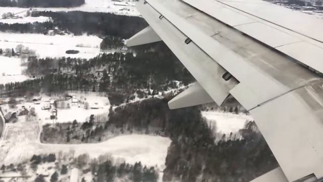 Landing At Stockholm Arlanda Airport, Sweden | SAS Aeroplane Landing At Stockholm Airport Sweden