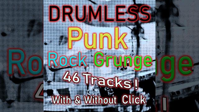 Grunge Punk as you are - Drumless track with metronome 120 BPM смотреть онлайн