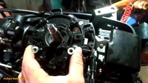 Лодочный мотор #Tohatsu9.8 доработка убираем дребезг пластины #зажигания. #Гладиатор9.8, Hangkai9.8