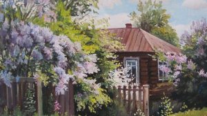 Одинокая ветка сирени