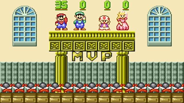 Super Mario Advance Boss 7-2 : Wart (no damage) + Ending HD смотреть онлайн