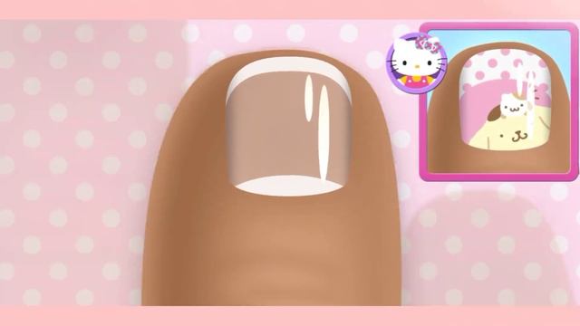 Hello Kitty Nails Salon ??? | Games for girls | Nail Art games for girls смотреть онлайн