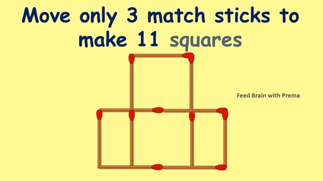 Match stick puzzles part 2 | Puzzles with Answer | Feed Brain with Prema смотреть онлайн