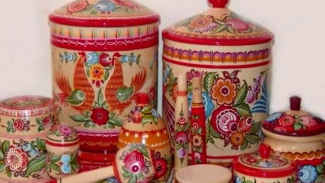 Городецкие узоры смотреть онлайн