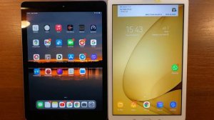 iPad 6th Gen vs Galaxy Tab A 10.1 2016 Telegram Incoming Call