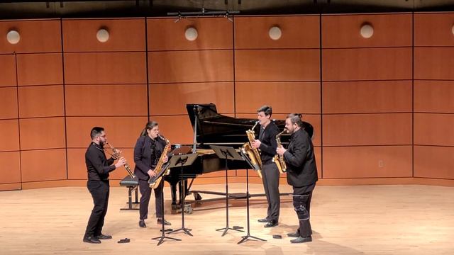 Piazzolla, Libertango arr. Bernard Marillia UGA Graduate Saxophone Quartet смотреть онлайн