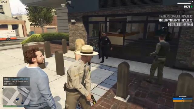 [Pierredunn stream] GTA 5 Hardcore RP - Агнешка напала на офицера. смотреть онлайн
