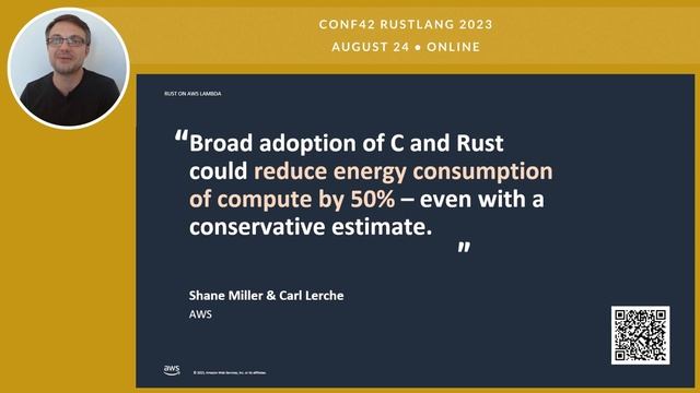 Why should you use Rust for Serverless workloads? | Roman Boiko | Conf42 Rustlang 2023 смотреть онлайн