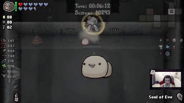 CHORO DE PEDRA QUEBRANDO AS PORTAS! - EDEN SPEEDRUN - The Binding of Isaac: Repentance смотреть онлайн
