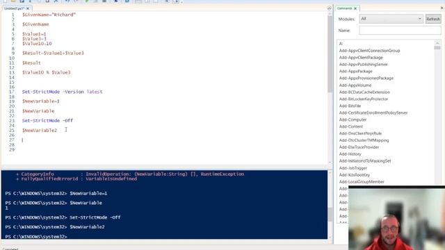 PowerShell Tutorial 2 : Variables [Beginners] смотреть онлайн